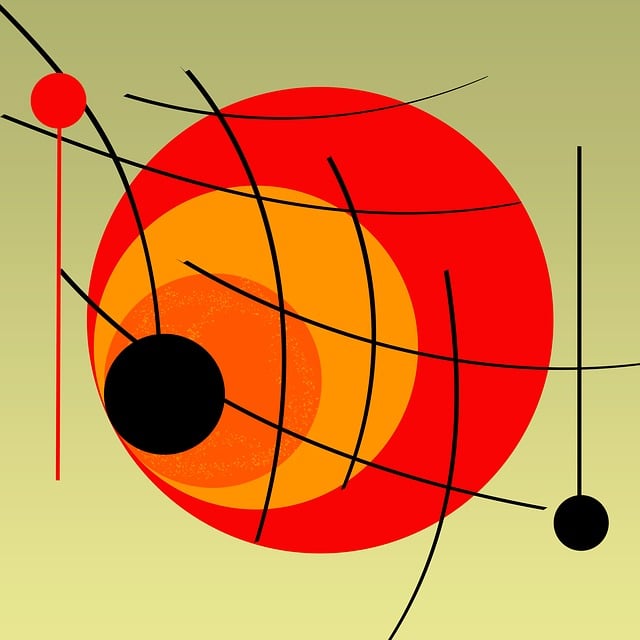 circles, lines, dots